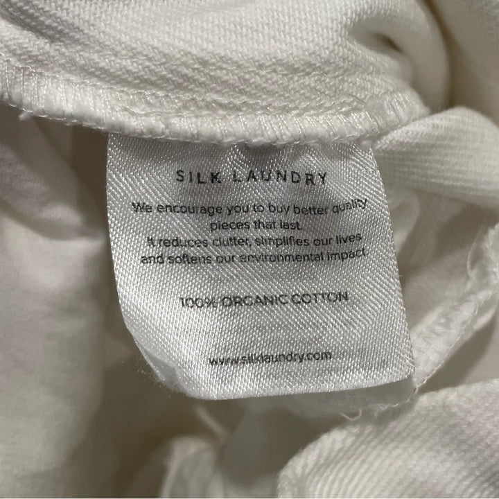 Silk Laundry Canvas Cargo Skirt Size XS