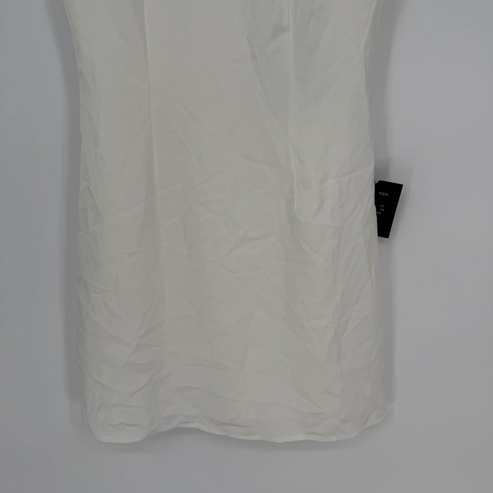 Lulus Elevated Appearance Ivory Satin Open Back Mini Dress Size XS