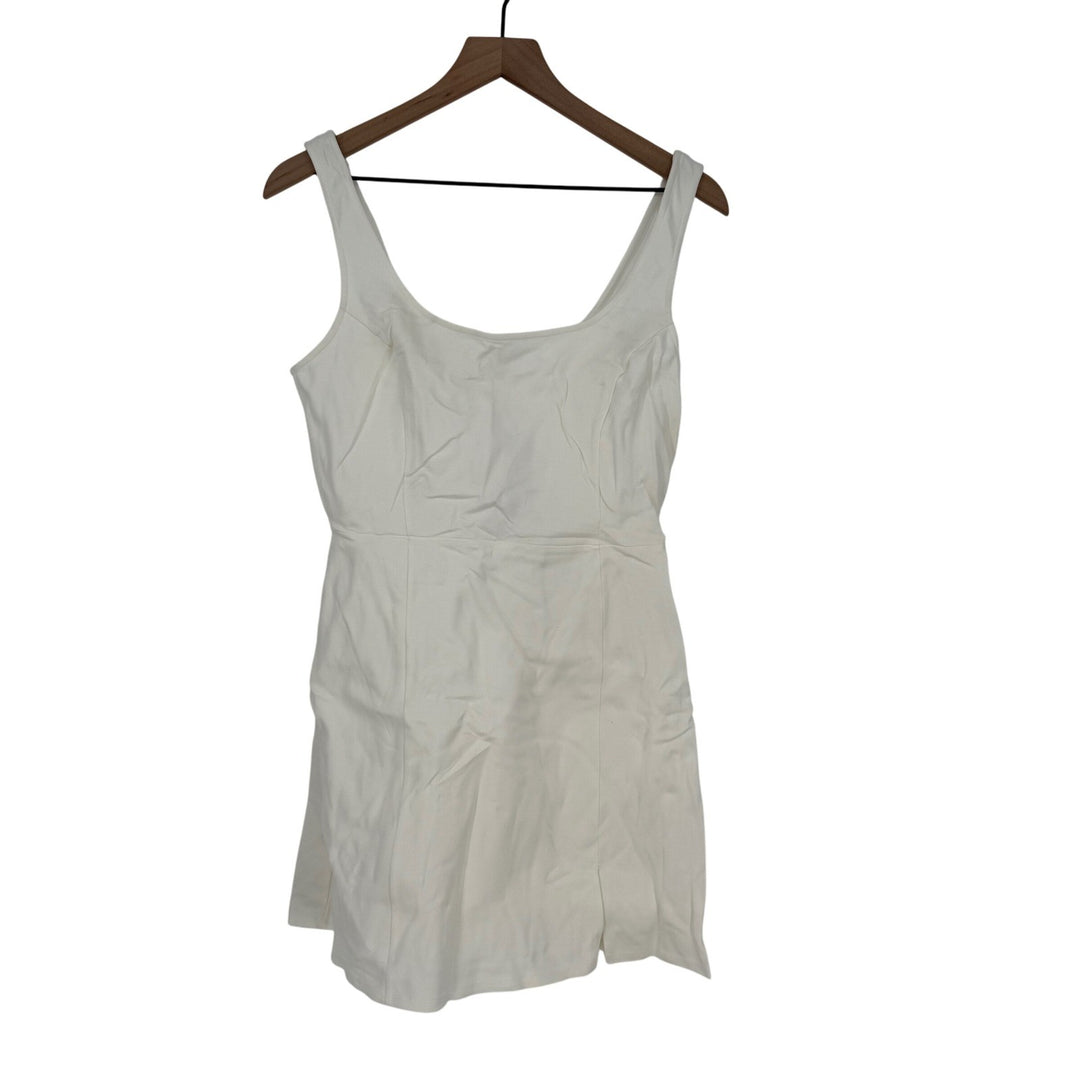 Lulus Always Admired White Sleeveless Mini Dress Size M