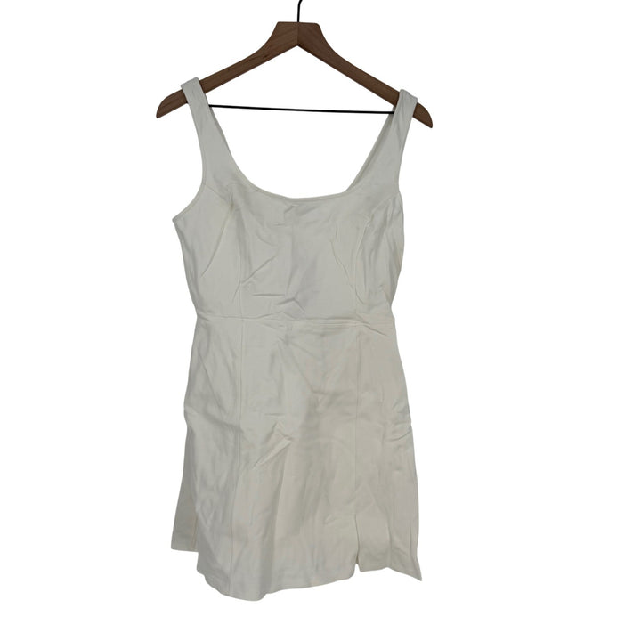 Lulus Always Admired White Sleeveless Mini Dress Size M