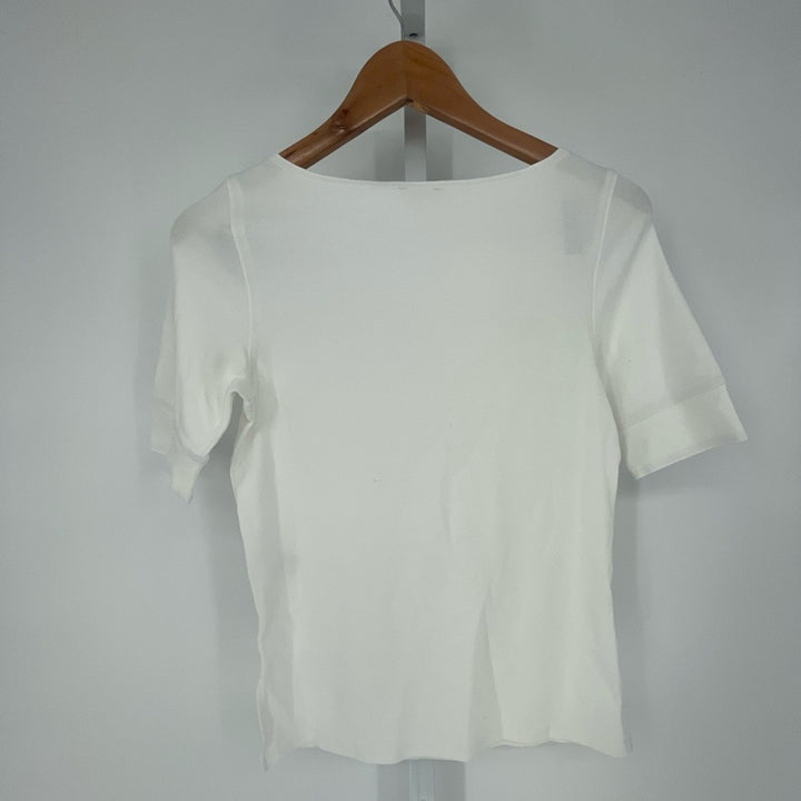 Madewell Elbow-Sleeve Boatneck Tee Size S