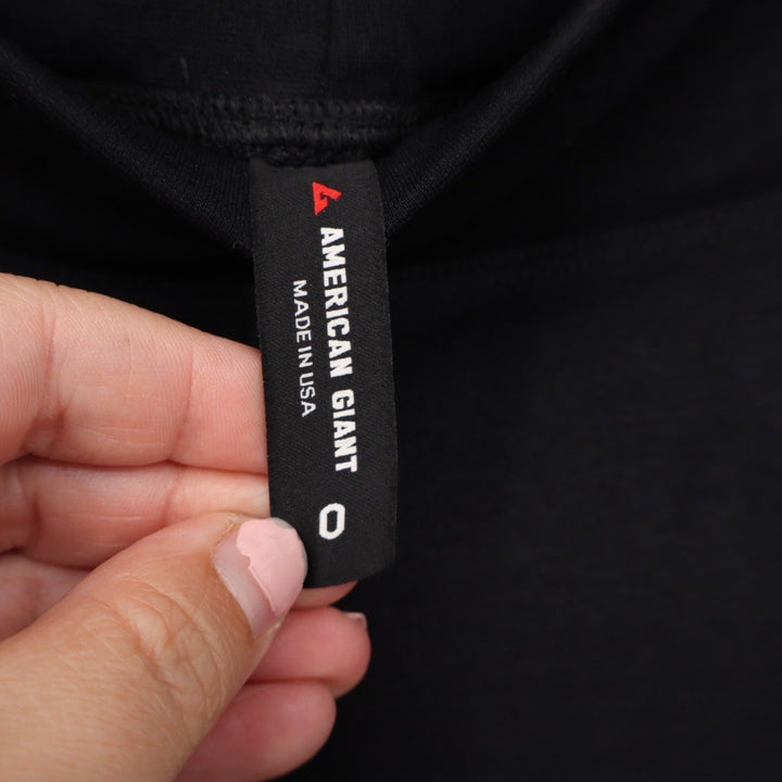 American Giant Black Flared Leggings Pants Women's Size 0