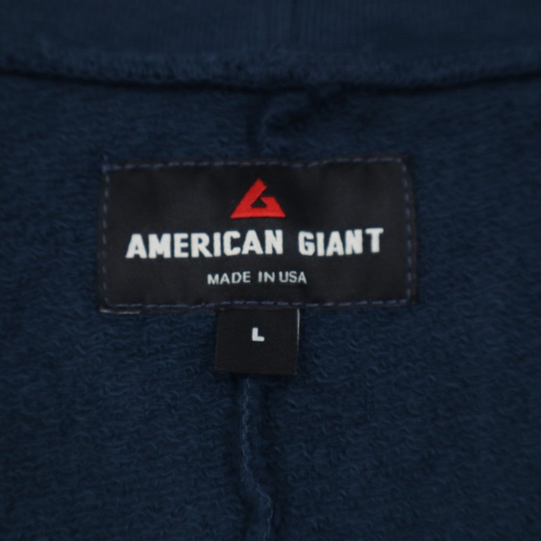 American Giant Women's French Terry Cardigan Size L Made In USA