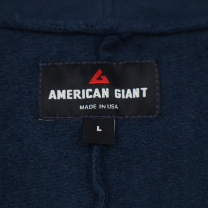 American Giant Women's French Terry Cardigan Size L Made In USA