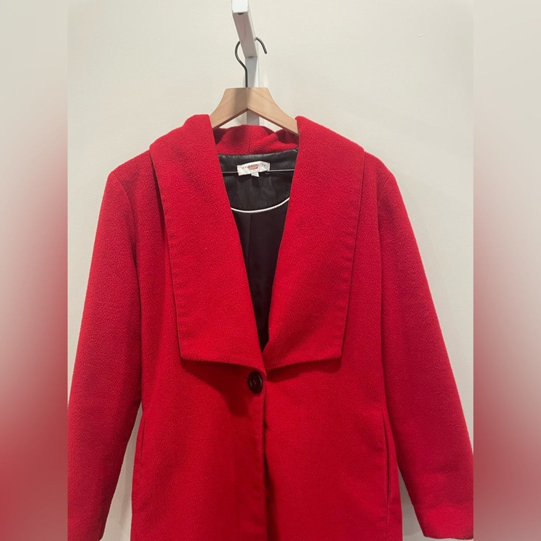 Waverly Grey Red Gabby Jacket Size XS