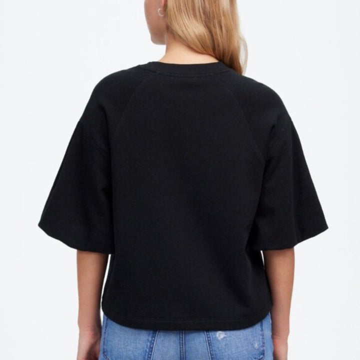 Madewell Puff-Sleeve Sweatshirt Tee Size XS