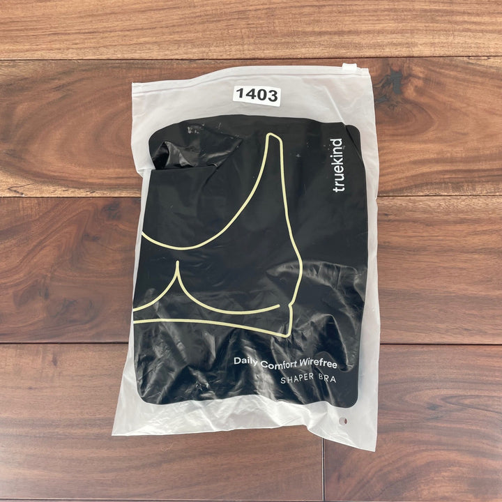 truekind Daily Comfort Wirefree Shaper Bra 4XL Black