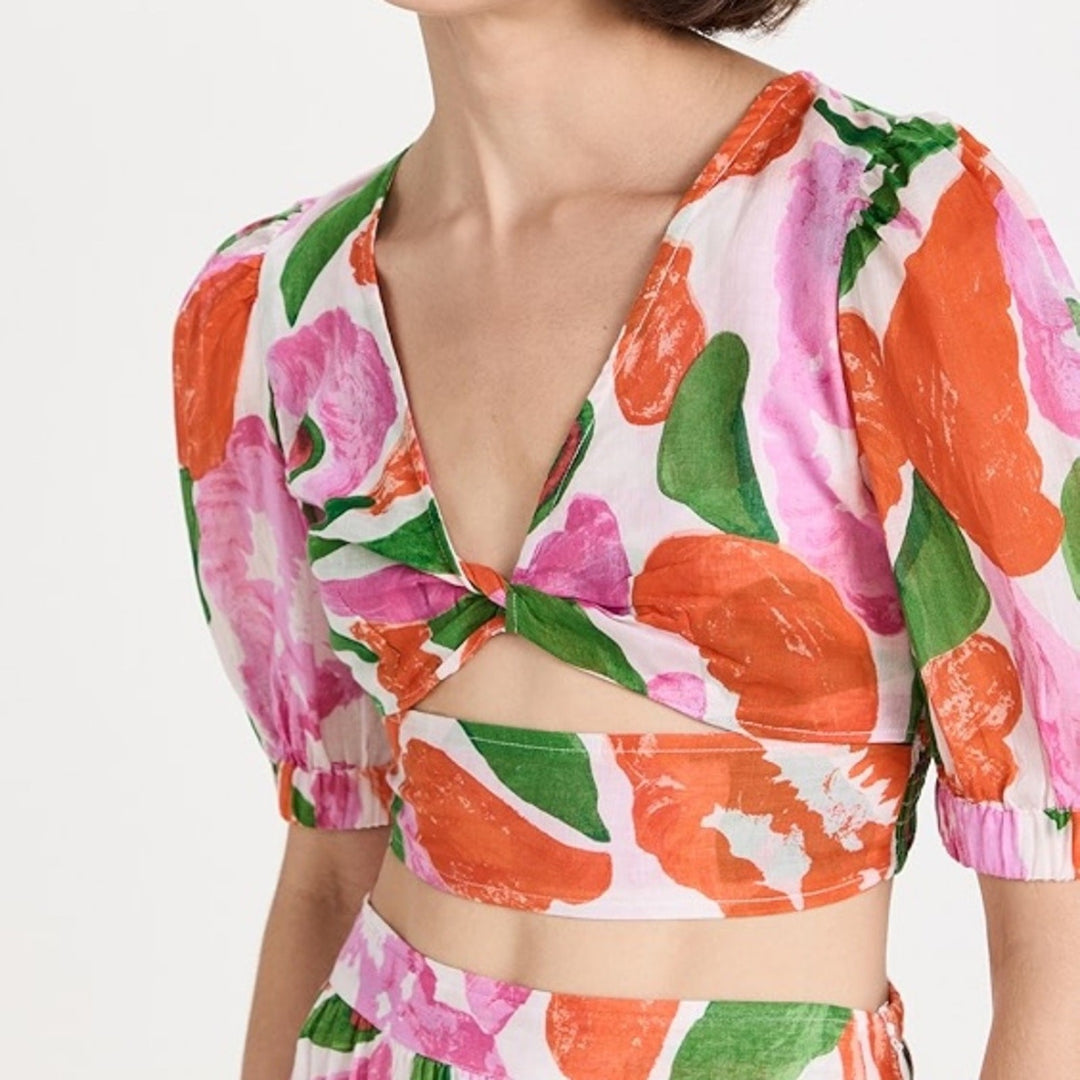 Banjanan Floral Aurora Top Size M