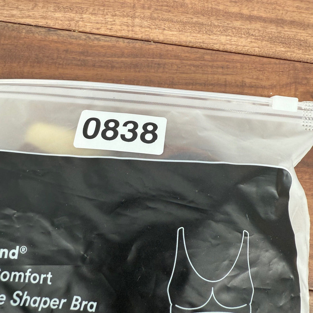 Truekind Shapermint Compression Wirefree Daily Comfort Shaper Bra Chocolate