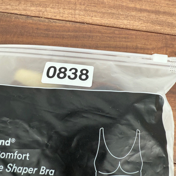 Truekind Shapermint Compression Wirefree Daily Comfort Shaper Bra Chocolate