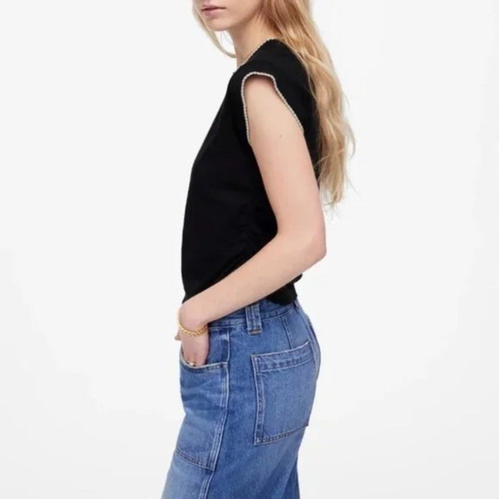 Madewell Side-Cinch Muscle Tee Size XS