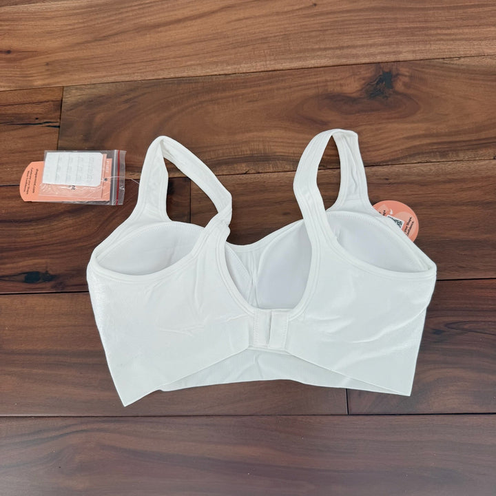 Shapermint Essentials Daily Comfort Wireless Shaper Bra White Medium