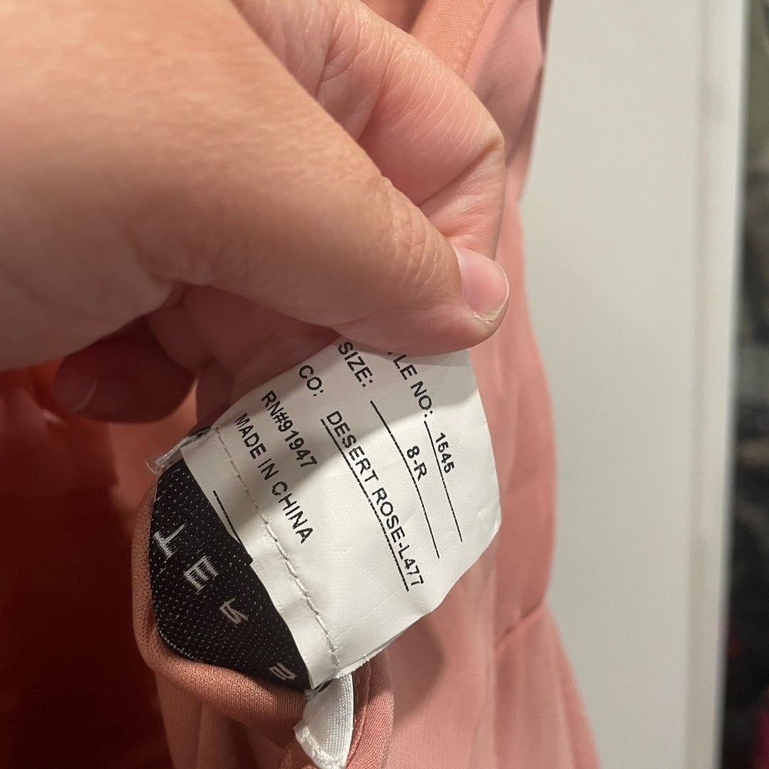 After Six High Neck Halter Backless Maxi Dress Size 8