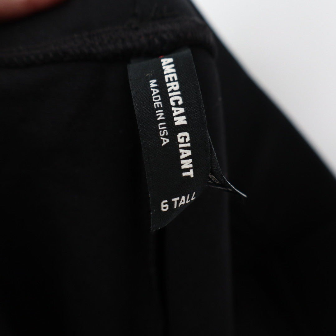 AMERICAN GIANT Black Ponte Knit Bootcut Pants Size 6 Tall