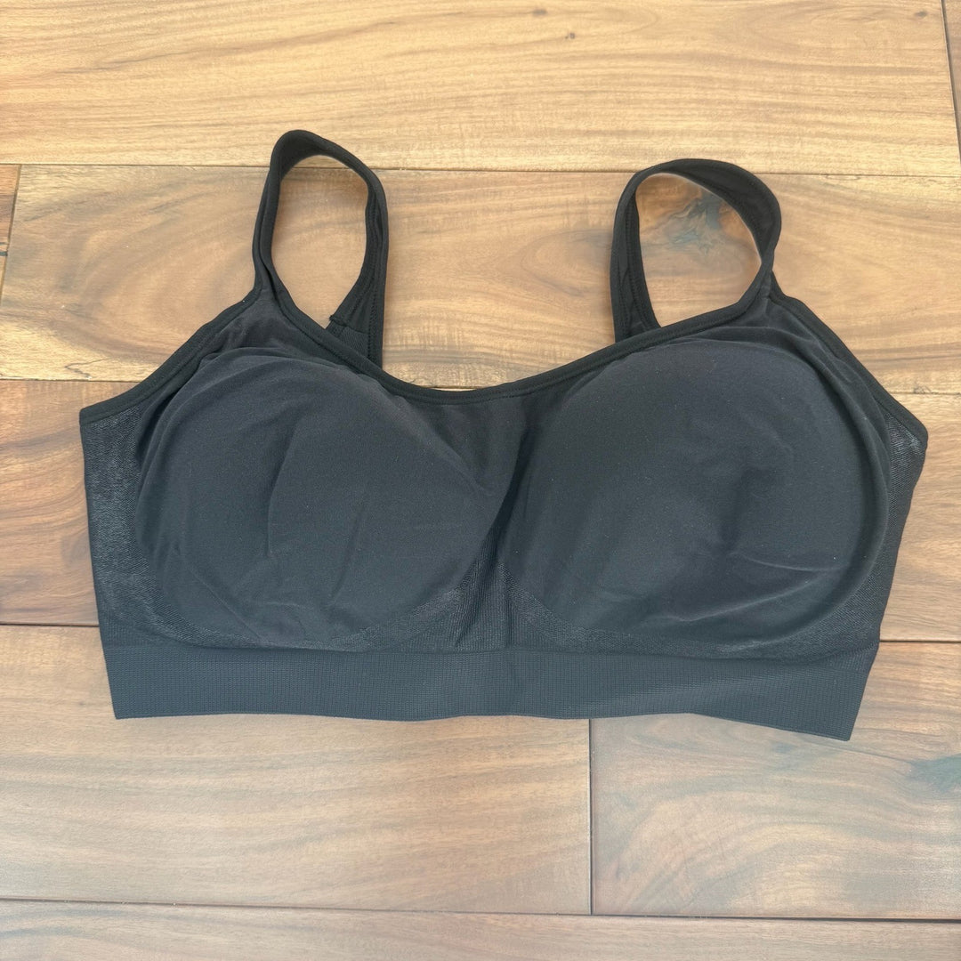 Truekind Daily Comfort Wirefree Shaper Bra Black 2XL
