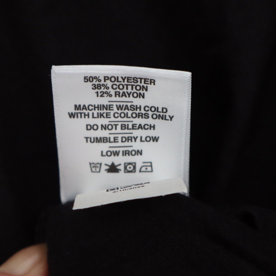 American Giant Black Full Zip Hoodie Made in USA Hooded Sweatshirt Size M