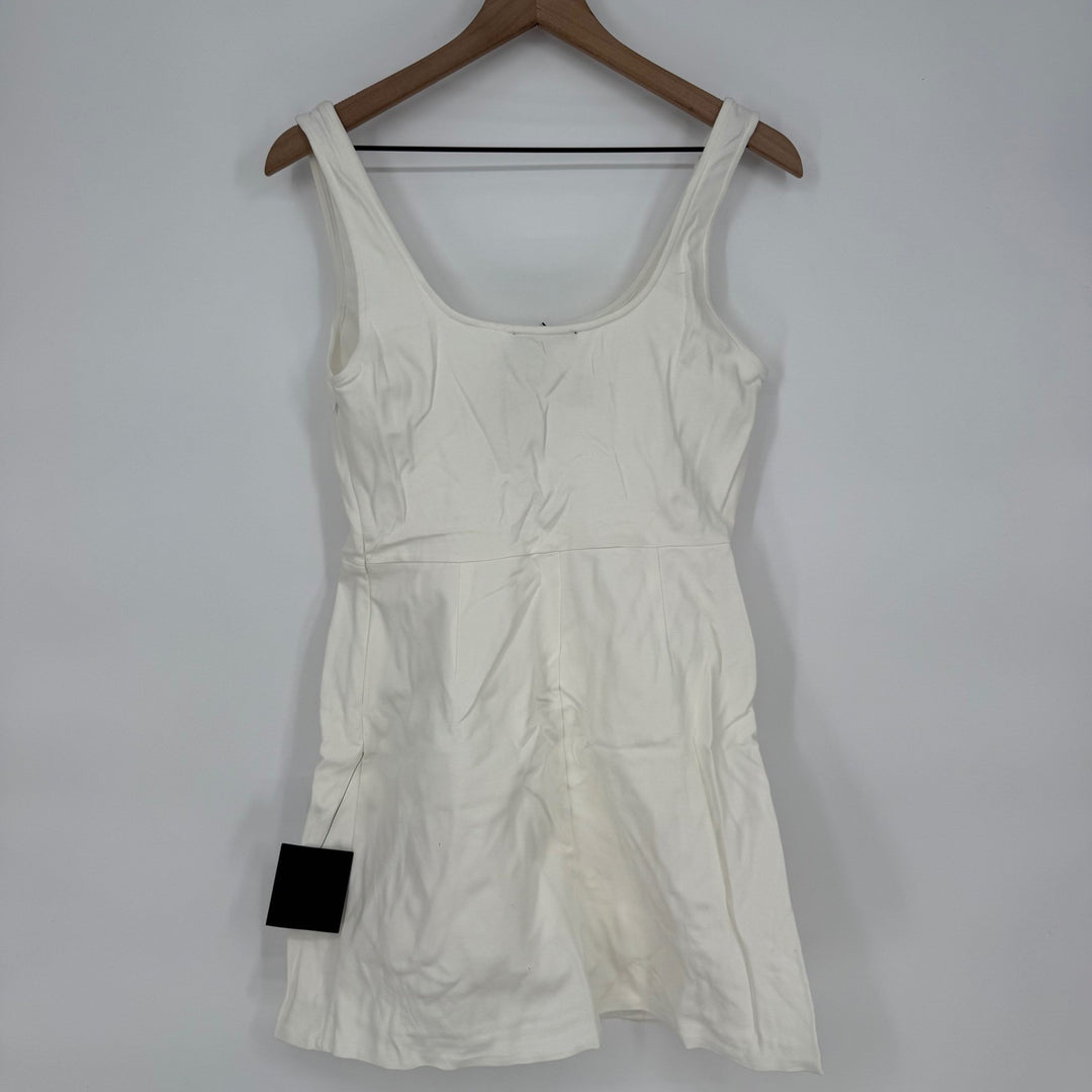 Lulus Always Admired White Sleeveless Mini Dress Size M