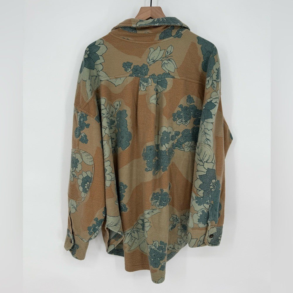 Free People Oversized Ruby Shirt Jacket Size M