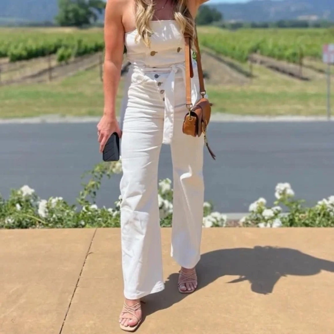 Marissa Webb X RTR Strapless Jumpsuit Size 10