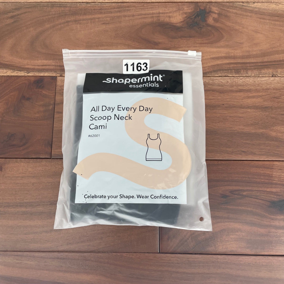 Shapermint Essentials All Day Every Day Scoop Neck Cami Black Size L