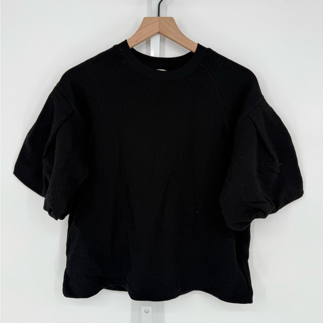 Madewell Puff-Sleeve Sweatshirt Tee Size XS