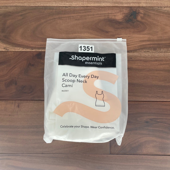 Shapermint Essentials All Day Every Day Scoop Neck Cami White S P