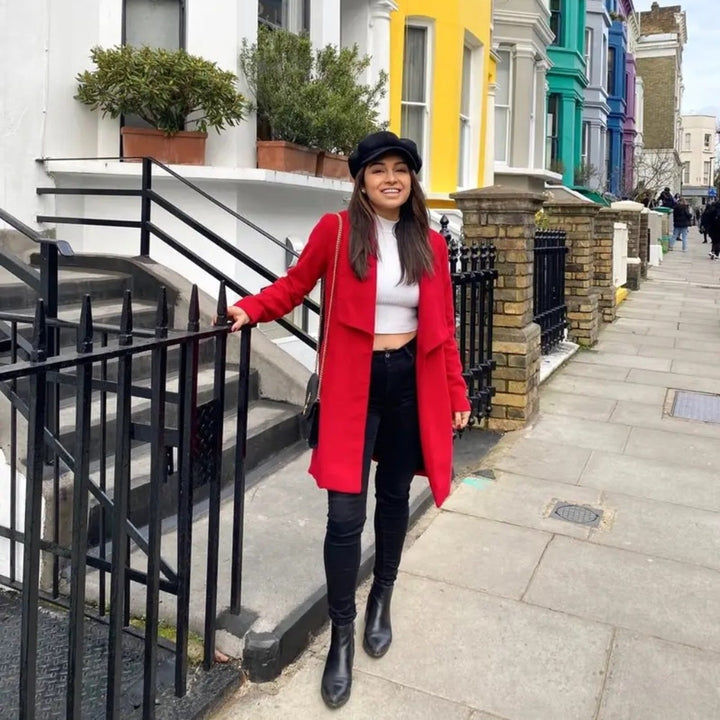 Waverly Grey Red Gabby Jacket Size XS