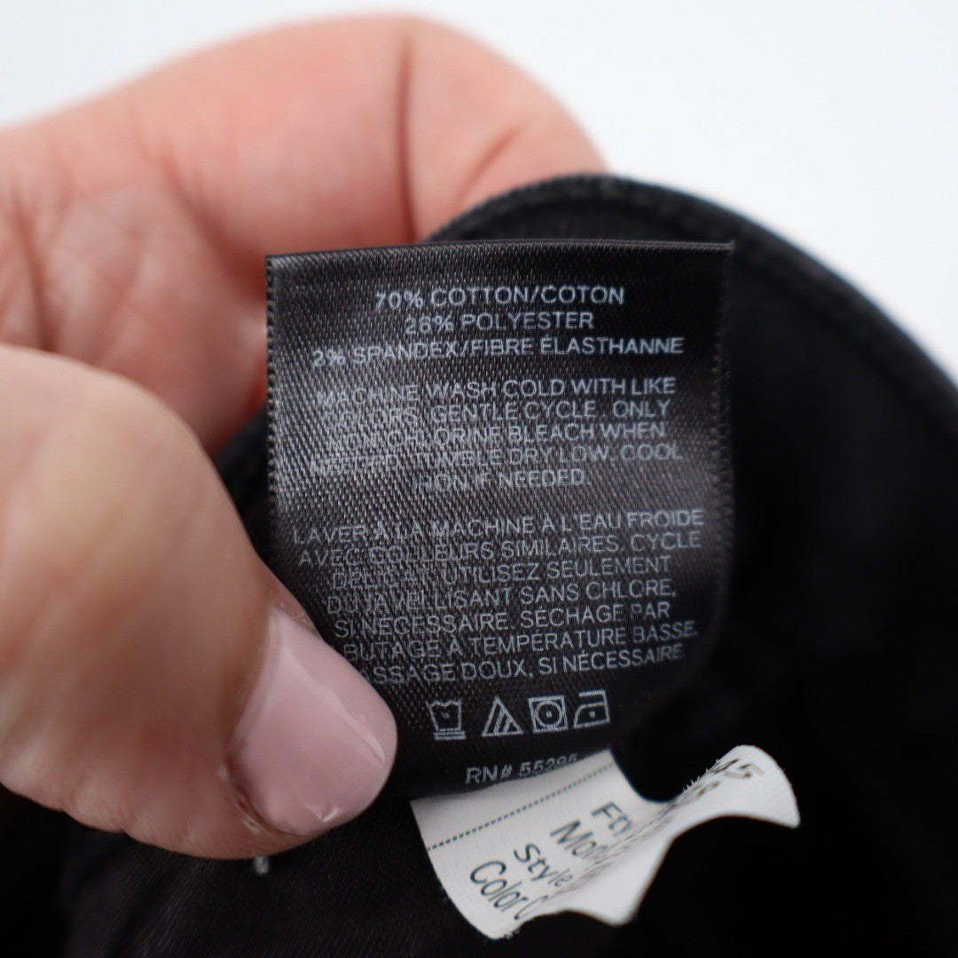 Express Jeans Black Legging Mid Rise Skinny Denim Pants Women Size 14