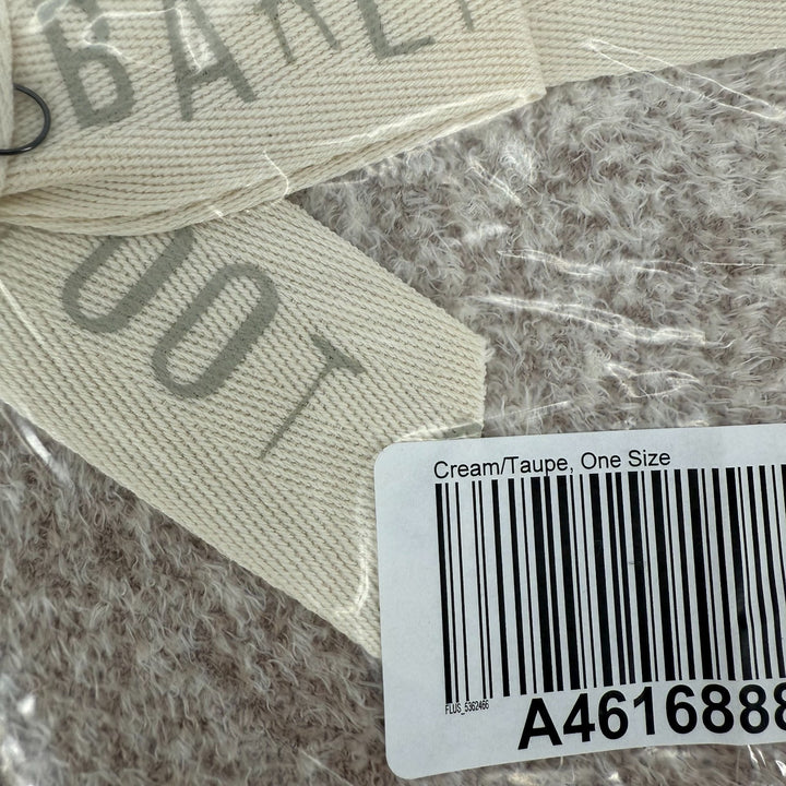 Barefoot Dreams CozyChic Lite Confetti Scarf Womens Cream Taupe Winter Warmer