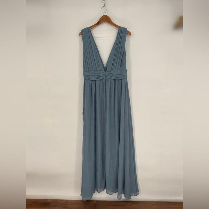 Lulus Heavenly Hues Light Blue Maxi Dress Size XL