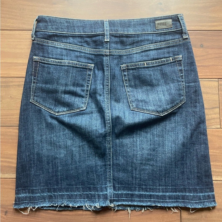 Paige Denim Mini Skirt Dabney Size 26