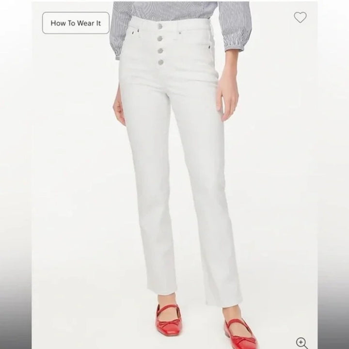 J.Crew High-Rise Stovepipe Jean in Signature Stretch+ Size 31T