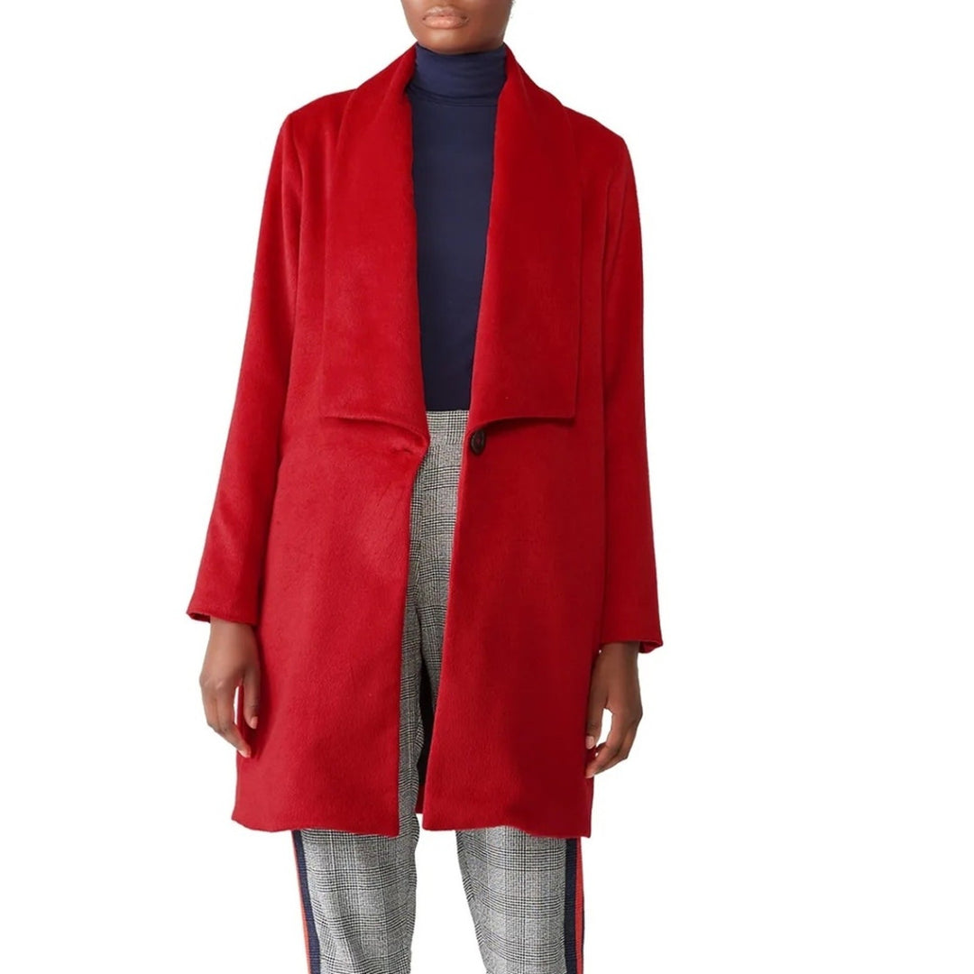 Waverly Grey Red Gabby Jacket Size XS