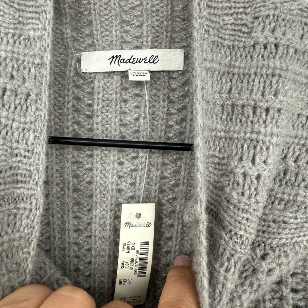 Madewell Pointelle-Stitch Mockneck Sweater Size XXS