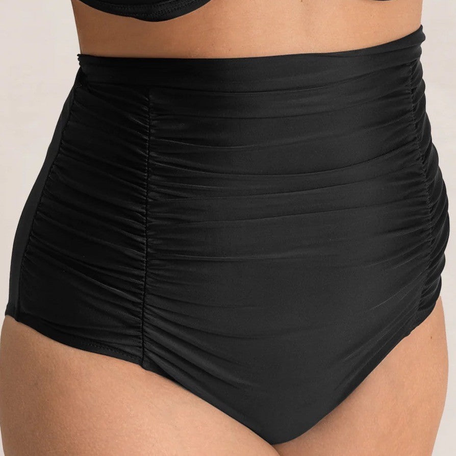 Shapermint Essentials High Waisted Control Bikini Bottom Black