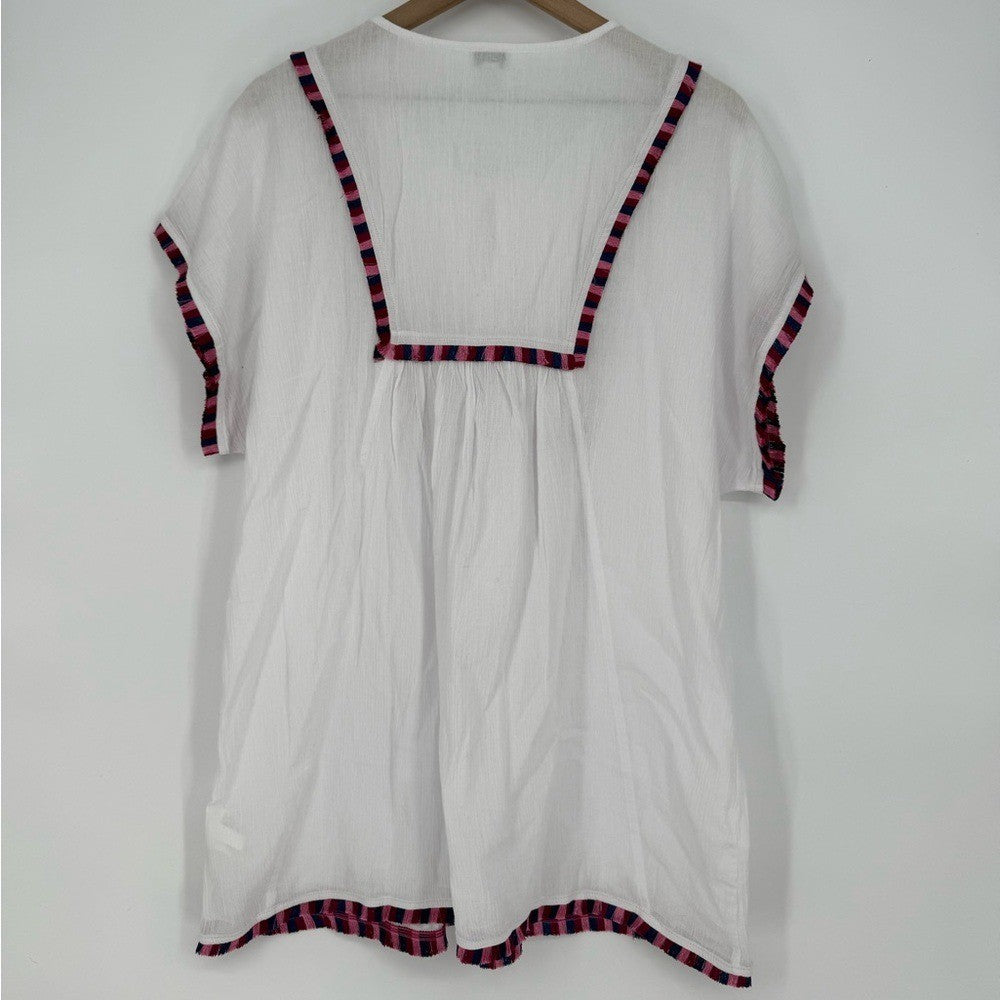 J.Crew Fringe Beach Tunic Size L