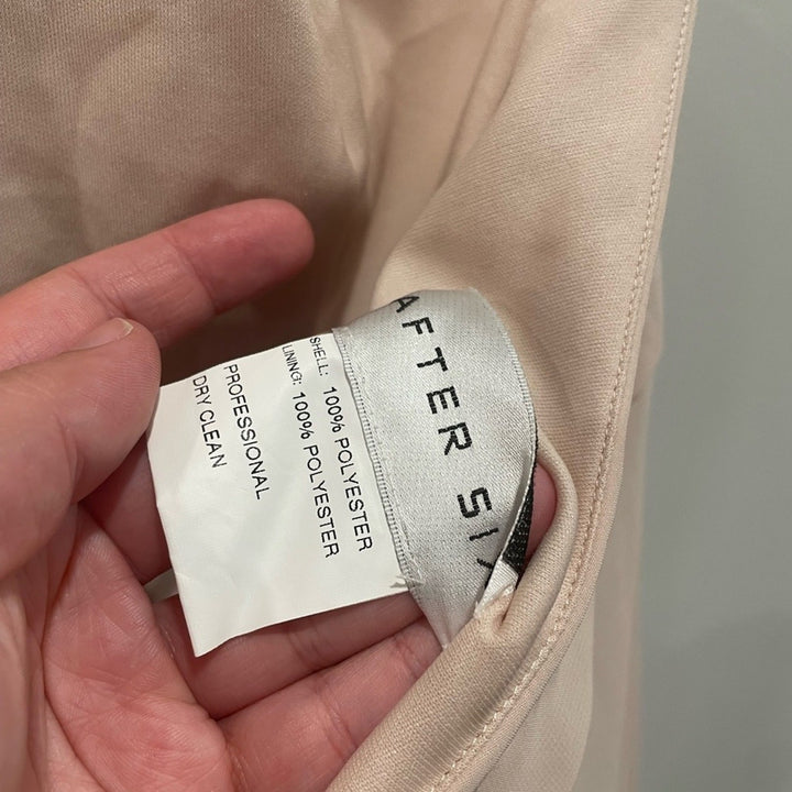 After Six High Neck Halter Backless Maxi Dress Size 16