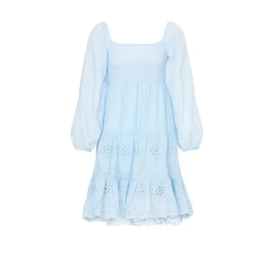 Area Stars Eyelet Trim Dress Size S