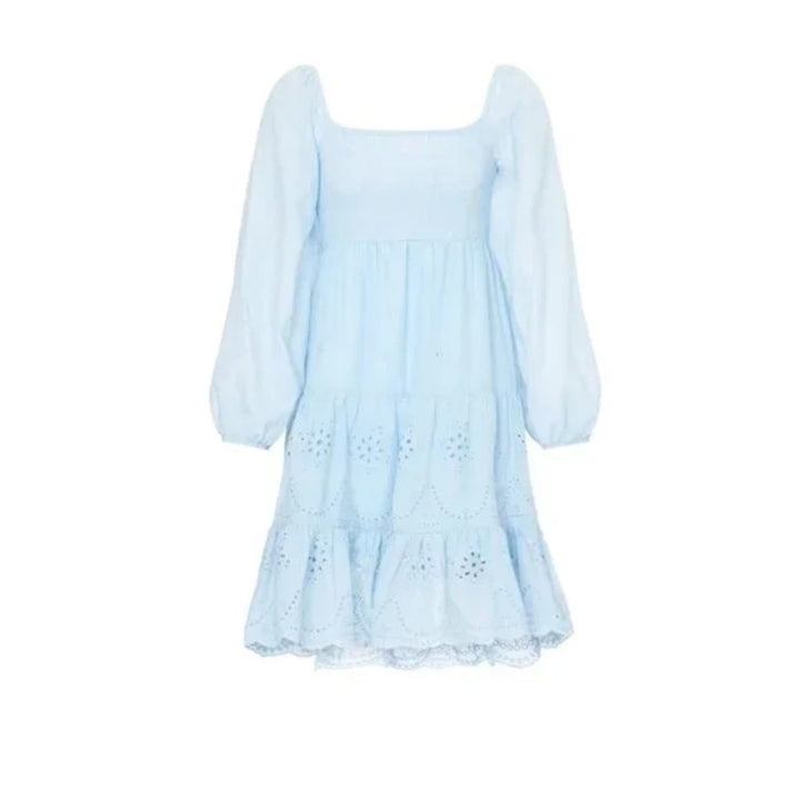 Area Stars Eyelet Trim Dress Size S