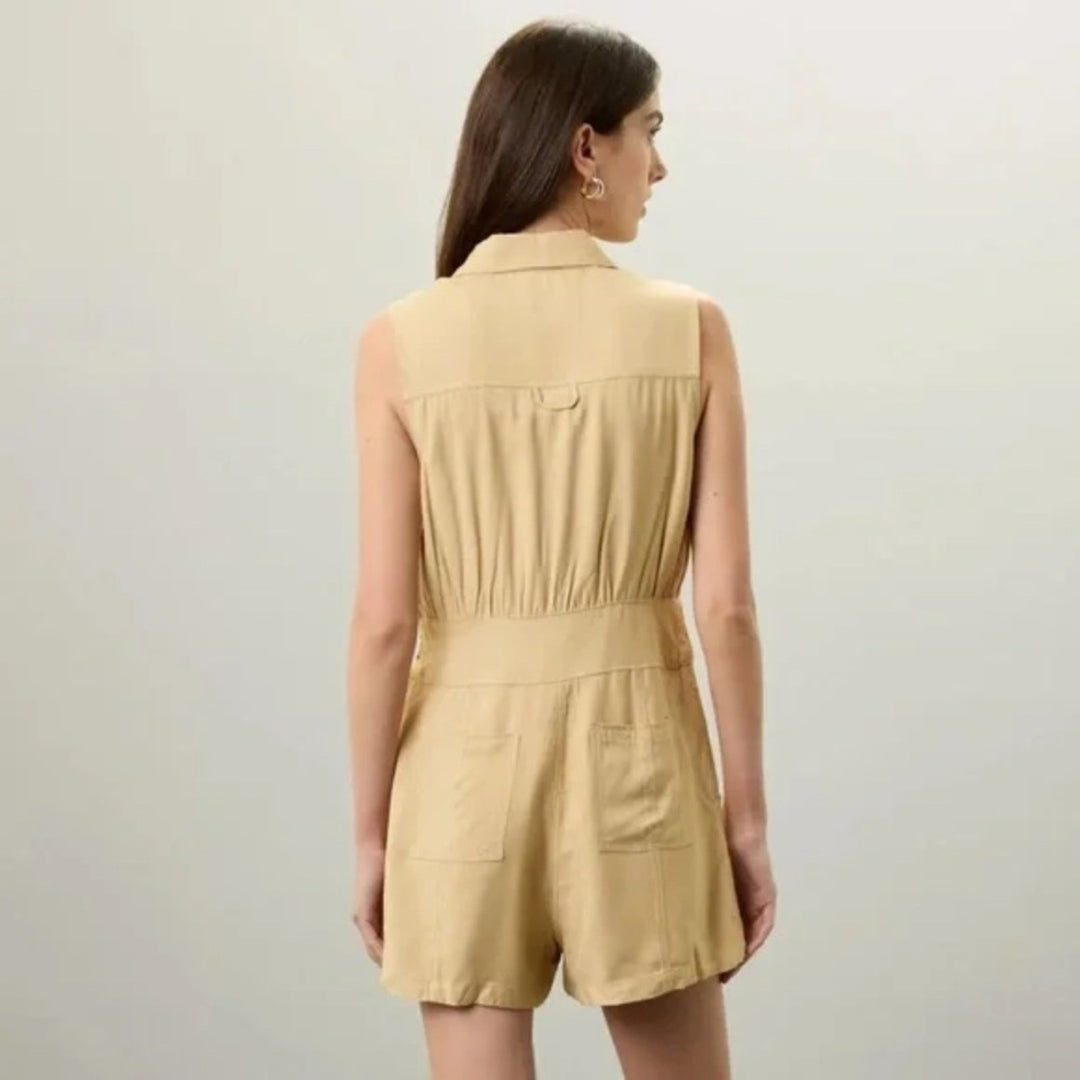 Jason Wu X RTR Tan Belted Romper Size 2