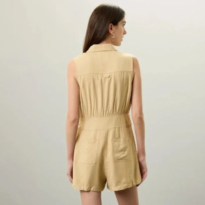 Jason Wu X RTR Tan Belted Romper Size 2