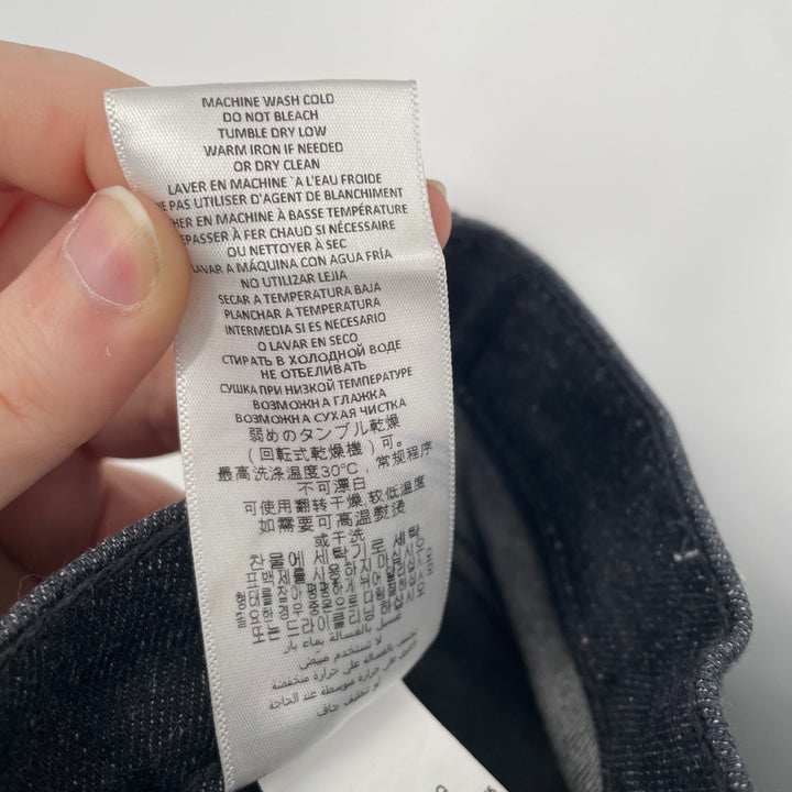 RE/DONE High Rise Loose Fit Jeans Size 29 Black Wash Denim Casual Retro Style