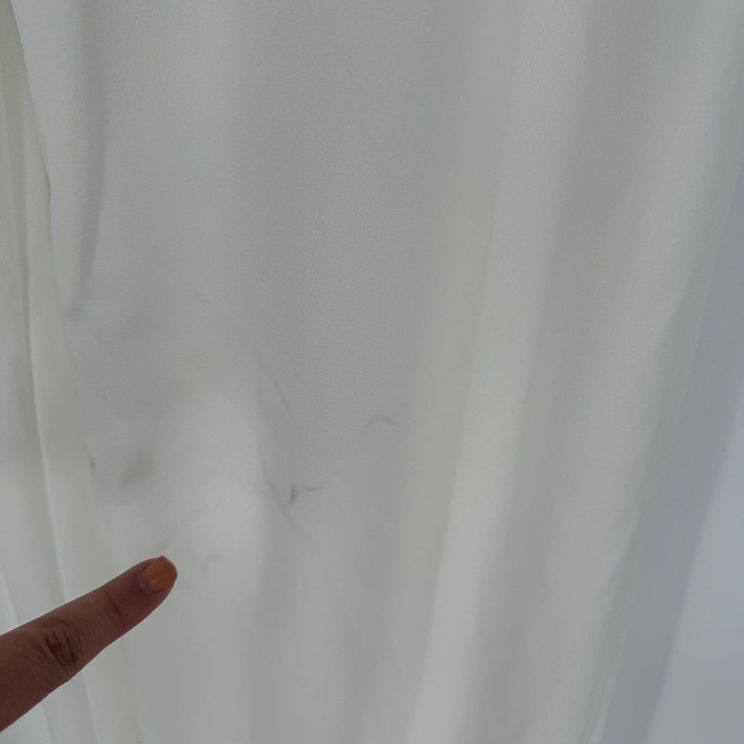 Lulus Only Tonight Ivory Two-Piece Wide-Leg Jumpsuit Size M