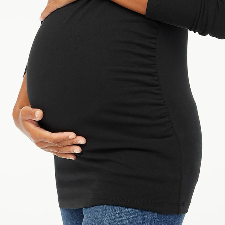 J.Crew Long-Sleeve Crewneck Maternity Tee Size XL