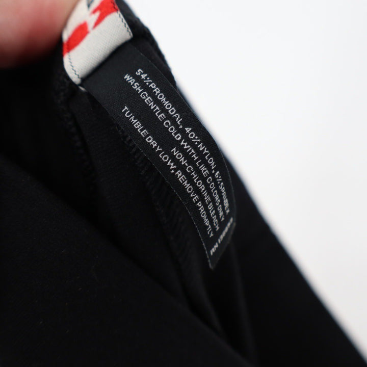 American Giant Black Leggings Tall Size 4 Pockets Made in USA