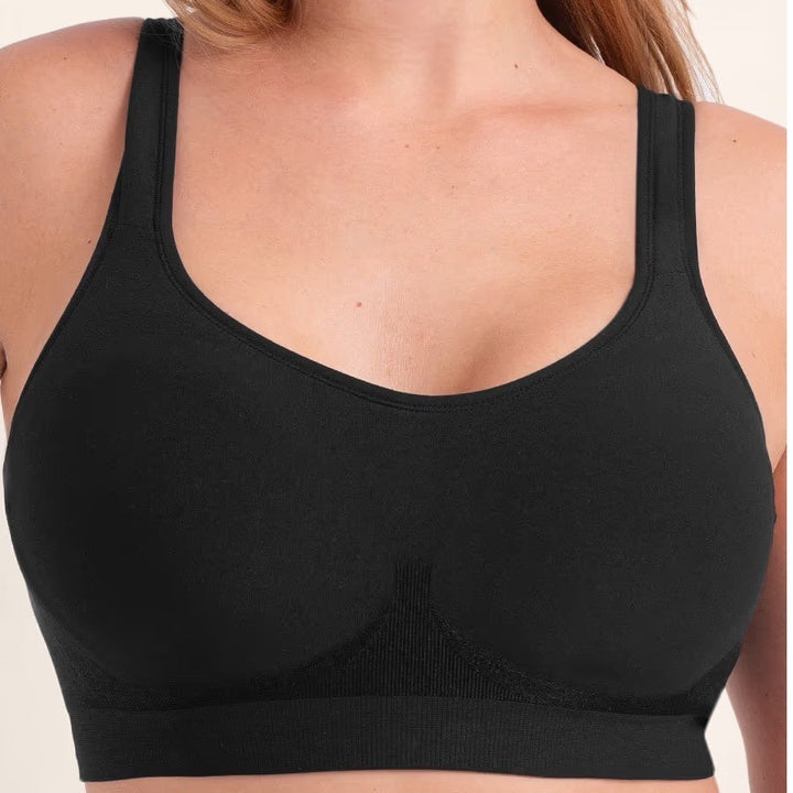 truekind Daily Comfort Wirefree Shaper Bra 4XL Black