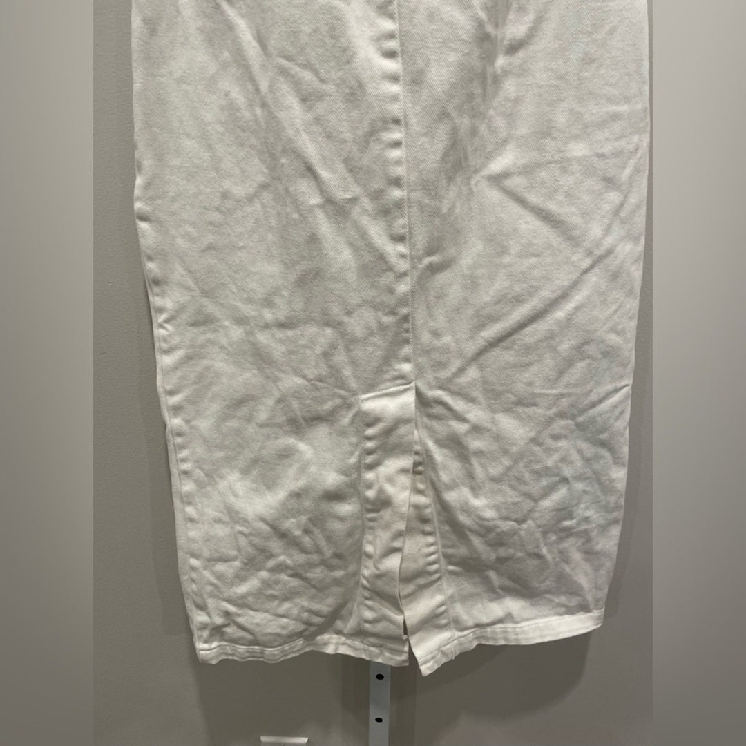 Silk Laundry Canvas Cargo Skirt Size XS