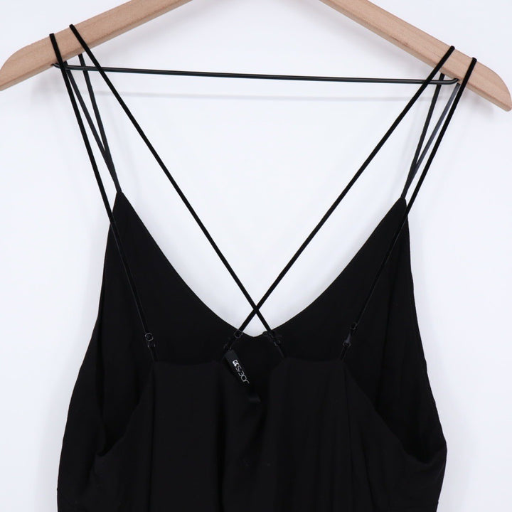 JOES JEANS Black Spaghetti Strap Maxi Dress Size L
