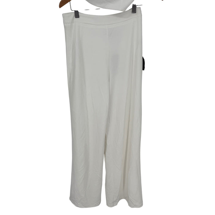Lulus Enticing Endeavors White Two-Piece Jumpsuit Size S