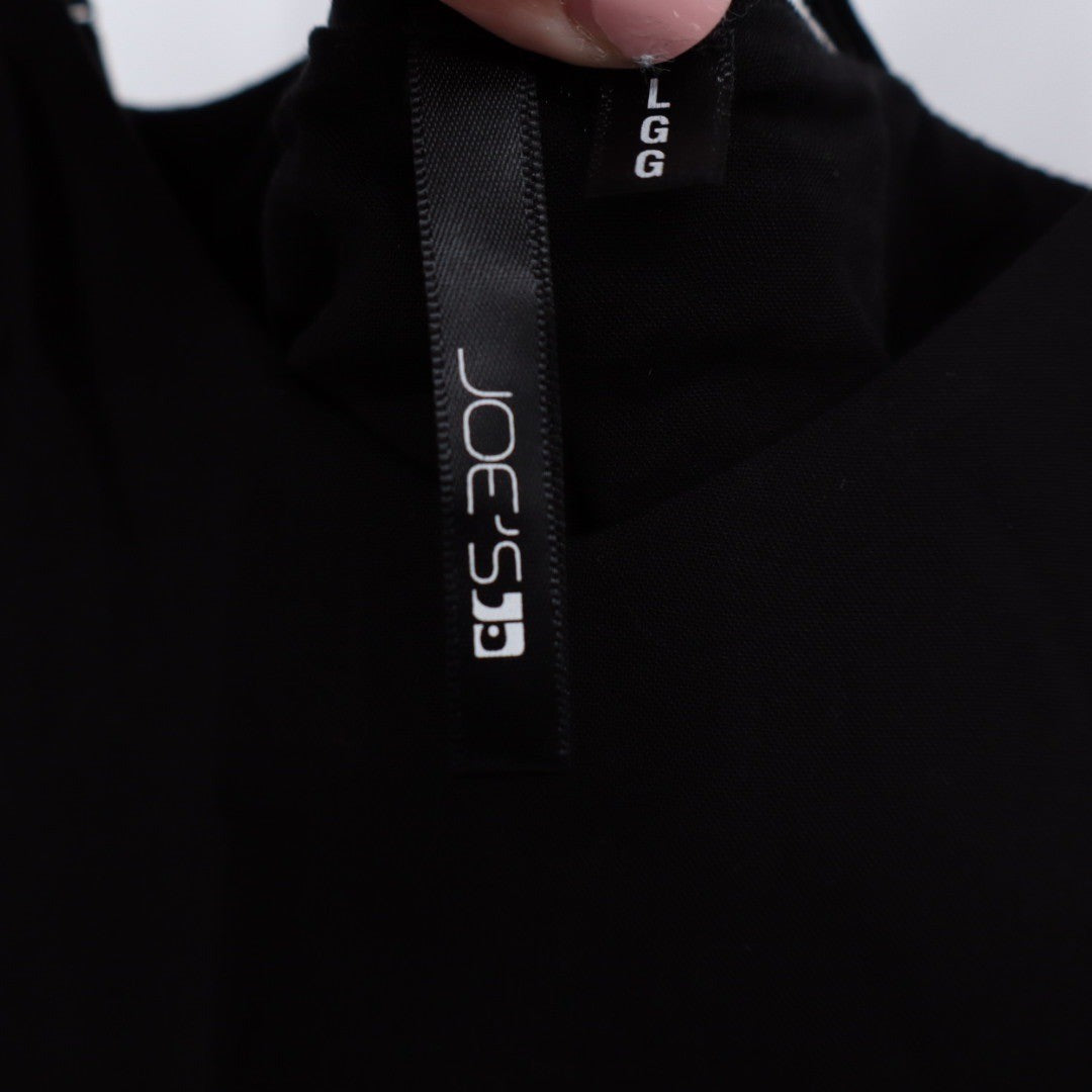 JOES JEANS Black Spaghetti Strap Maxi Dress Size L